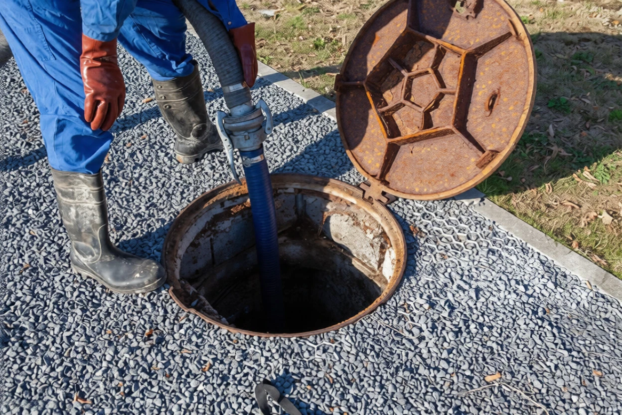 Professional drain inspection survey in London for residential and commercial properties