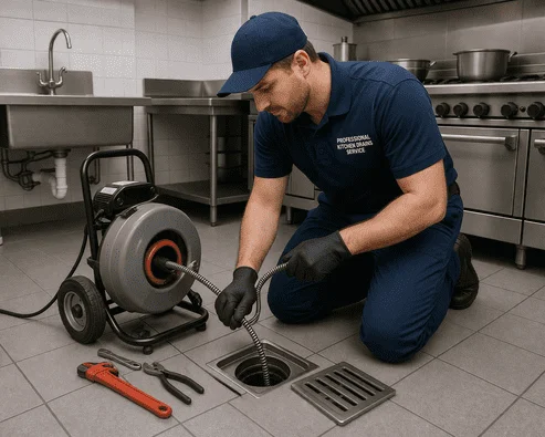 Professional Kitchen Drains Service London keeping kitchen drains clear and hygienic