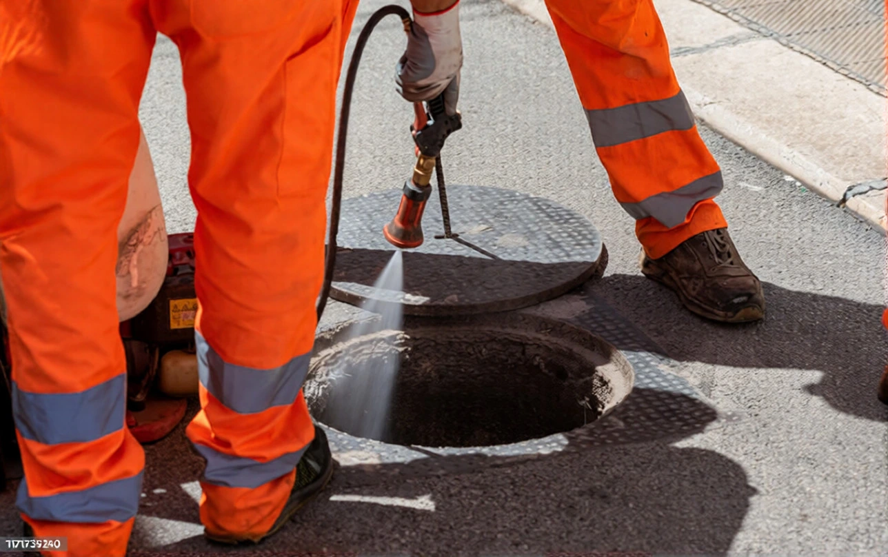 Professional drain repairs service using advanced equipment to fix blocked and damaged drains in London