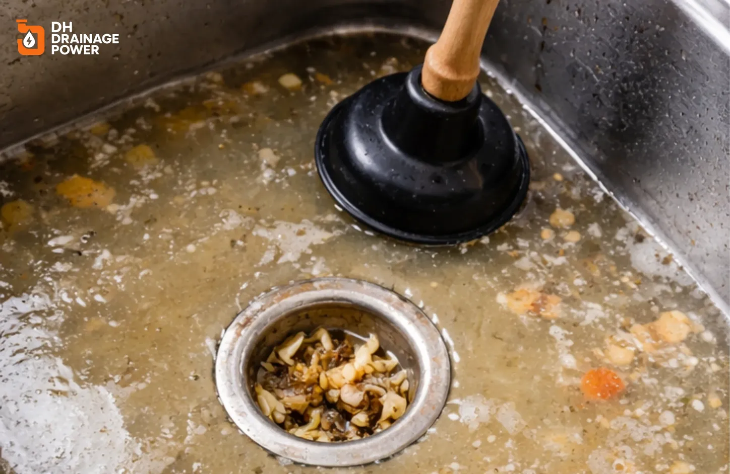 Professional fixing Blocked Kitchen Drain London using drain tools